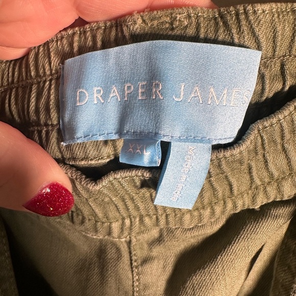 Draper James Green Utility Pants NWOT - Picture 4 of 7